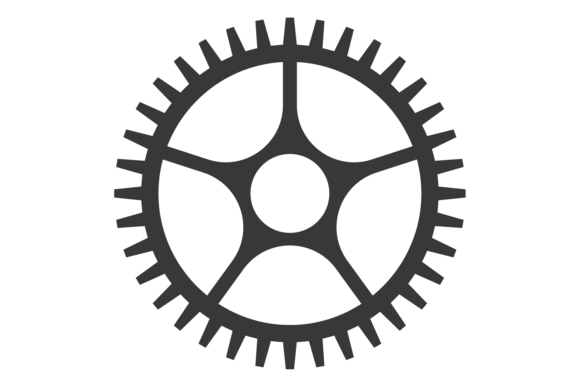 Cogwheel Gear: The Connected Mechanical System Font