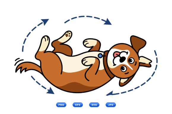 Playful Cartoon Dog Illustration: A Designer’s Secret for Instant Charm