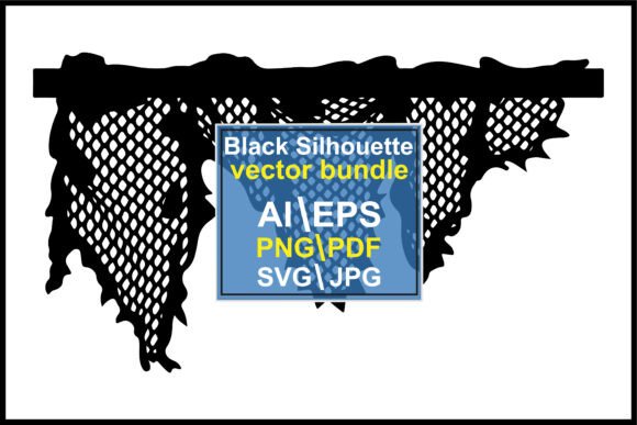 Silhouette Lace Pattern Irregular Edges: A Textured Design Asset